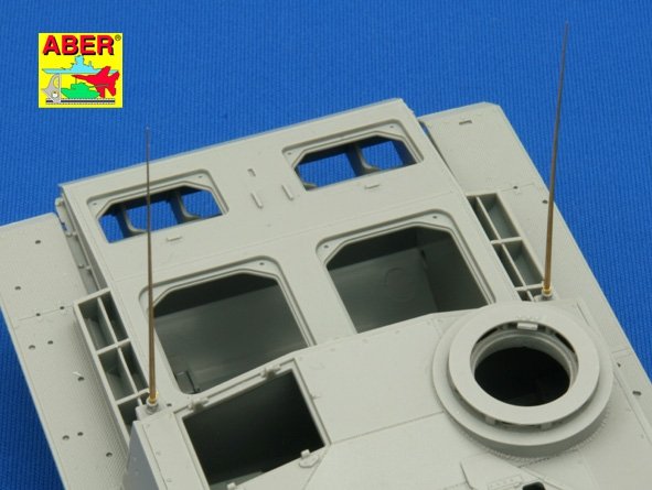 Aber R-26 German 2m antenna rods (set of 3 pcs.) 1/35 – zdjęcie 4