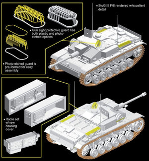 Dragon 6620 StuG. III F/8 Early Production Italy 1943 1/35 – image 2