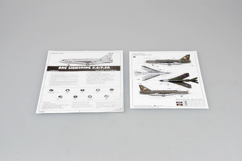Trumpeter 01654 BAC Lightning F.6/F.2A 1/72 – image 2