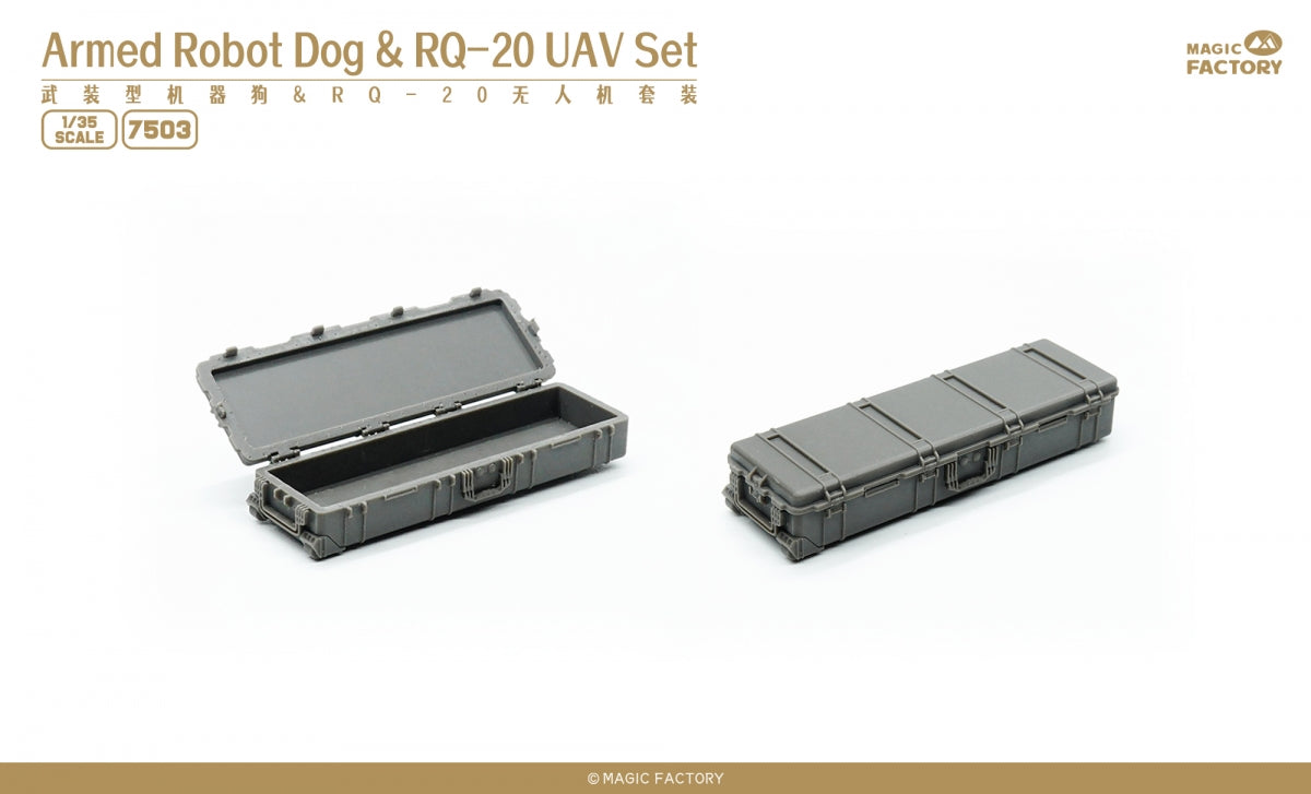 Magic Factory 7503 Armed Robot Dog RQ-20 UAV Set 1/48 – Bild 4