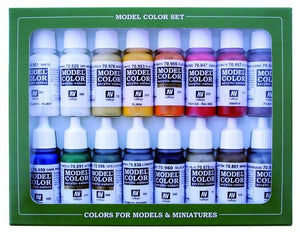 Coffret de peintures Vallejo 70149 : Peintures pour maquettes napoléoniennes françaises et britanniques (1789-1815), 16 pots de 17 ml