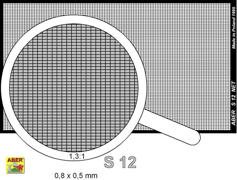 Aber S-12 Net 0,8 x 0,5 mm – zdjęcie 2
