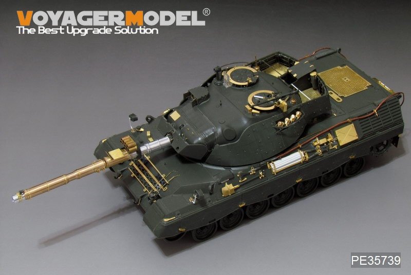 Maquette Voyager PE35739 du char de combat principal allemand Leopard 1A5 version B, incluant le canon (pour MENG TS-015), échelle 1/35 – image 6