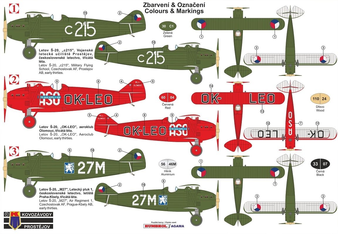 Kovozavody Prostejov KPM0195 Letov Š-20 1/72 – imagen 2