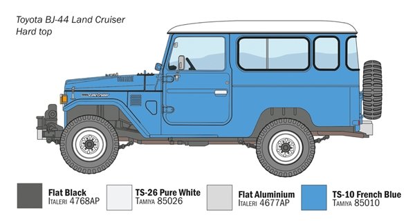 Italeri 3630 Toyota BJ44 Land Cruiser 1/24 – Bild 2