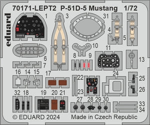 Eduard 70171 P-51D-5 Mustang - The ProfiPACK Edition 1/72 – imagen 7