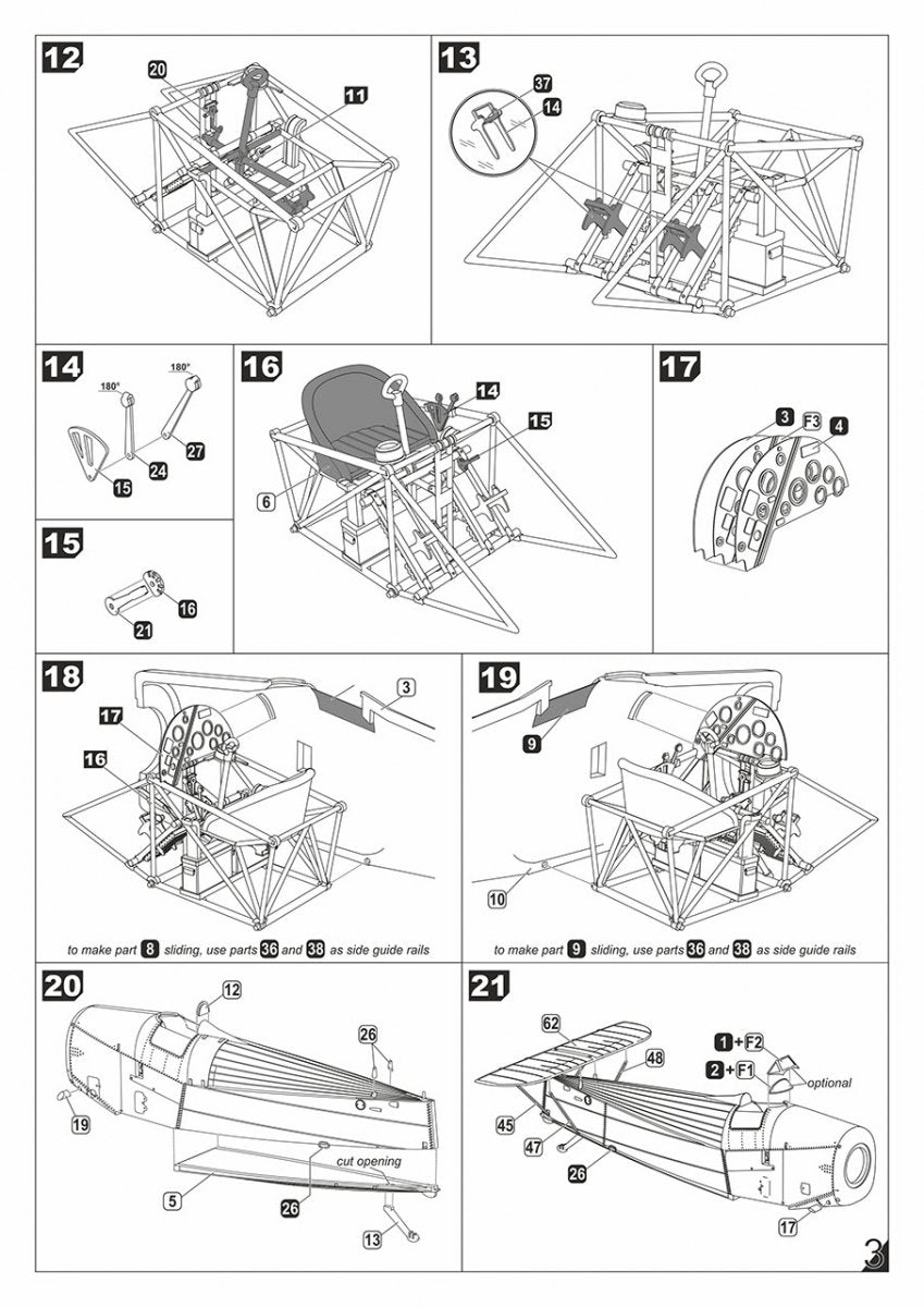 Armory Models 48001 Fairey Flycatcher British interwar FAA Fighter, early version, w/ Jaguar-III engine 1/48 – Bild 18