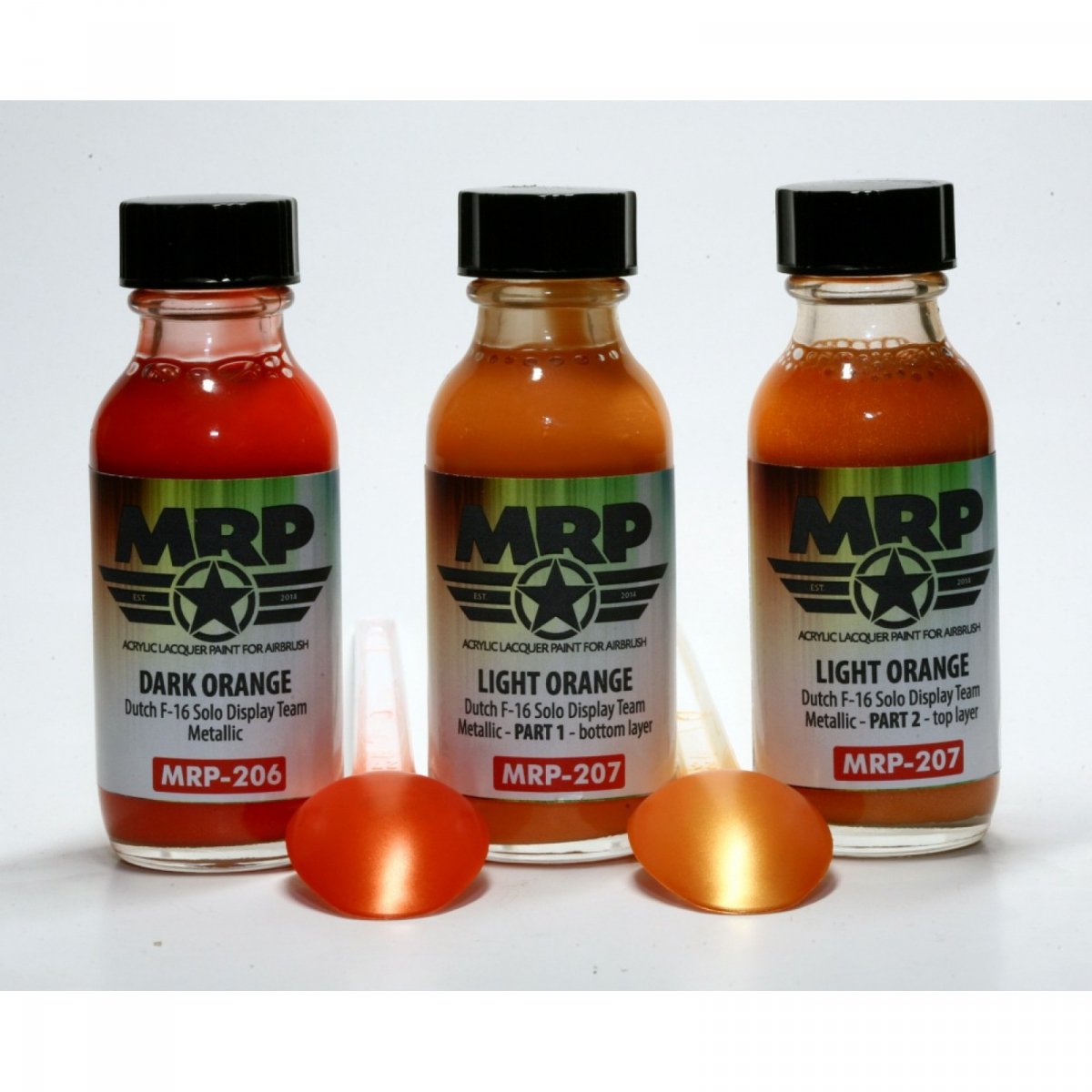 MR. Paint MRP-207 LIGHT ORANGE F-16 2x30ml – image 4