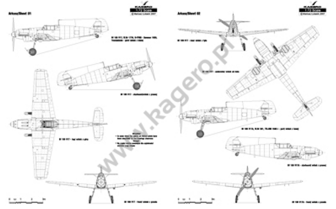 Kagero 7096 Messerschmitt Bf 109 T EN/PL – imagen 2