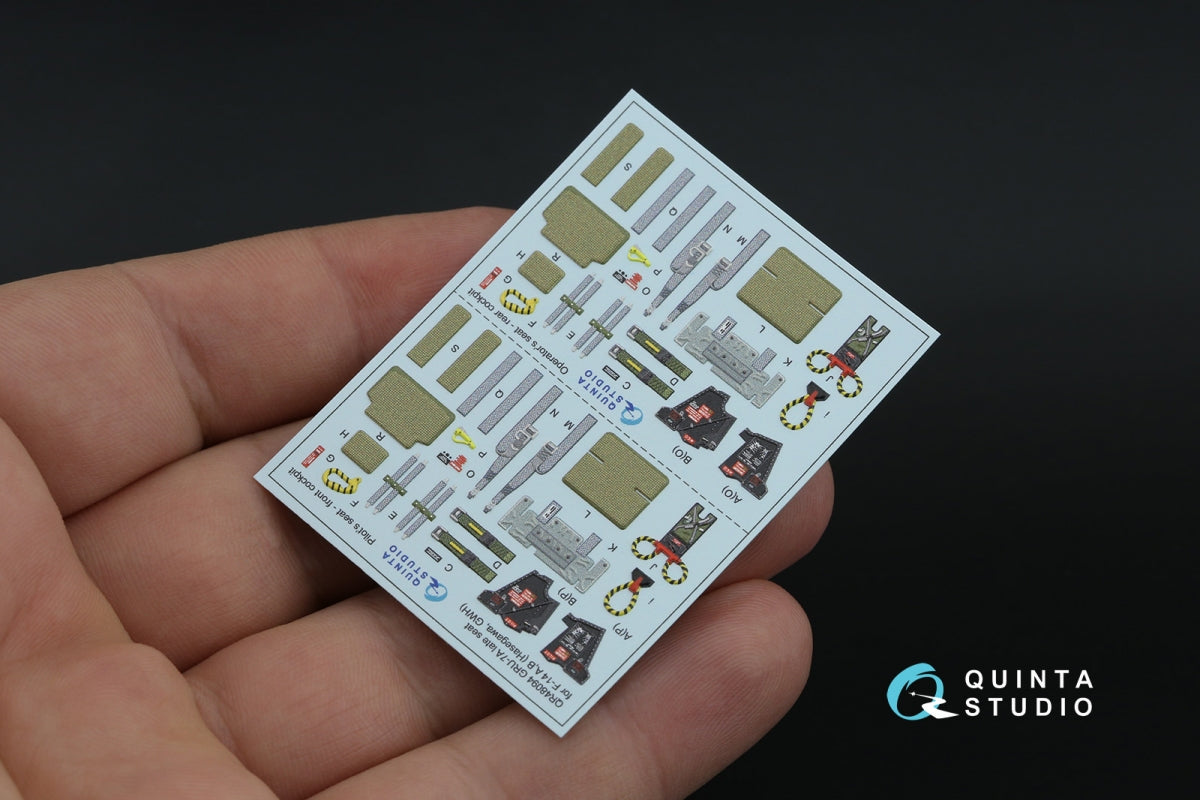 Quinta Studio QR+48094 GRU-7A late, 2 ejection seats for F-14 A/F-14B (Hasegawa, GWH) 1/48 – imagen 2