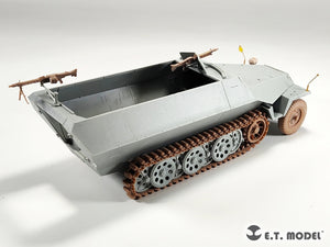 E.T. Model P35-406 WWII German Sd.kfz.251/Sd.kfz.11 Track links &amp;amp; Sprockets Late 3d Printed 1/35 – immagine 8