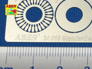 Disques de frein rainurés standard Aber 24015, diamètre 14 mm (1/24&amp;quot;)  – image 3