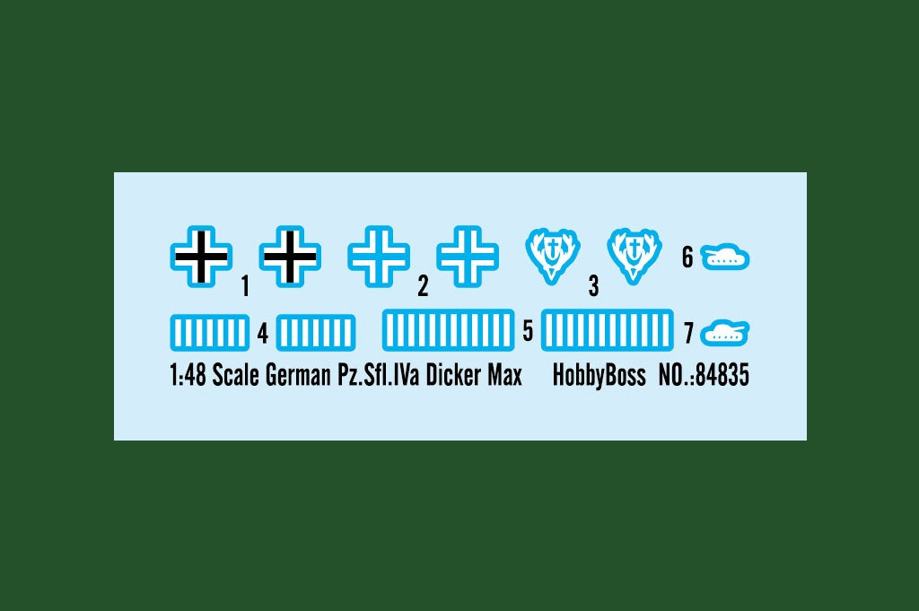 Hobby Boss 84835 German Pz.Sfl.Iva Dicker Max 1/48 – imagen 3