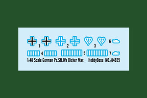 Hobby Boss 84835 German Pz.Sfl.Iva Dicker Max 1/48 – imagen 3