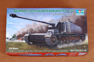 Trumpeter 00350 German 12.8cm Selbstfahrlafette L/6 Sturer Emil 1/35 – Bild 2