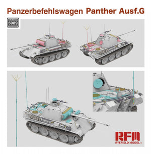 Rye Field Model 5089 Panther Ausf.G Panzerbefehlswagen 1/35 – imagen 3