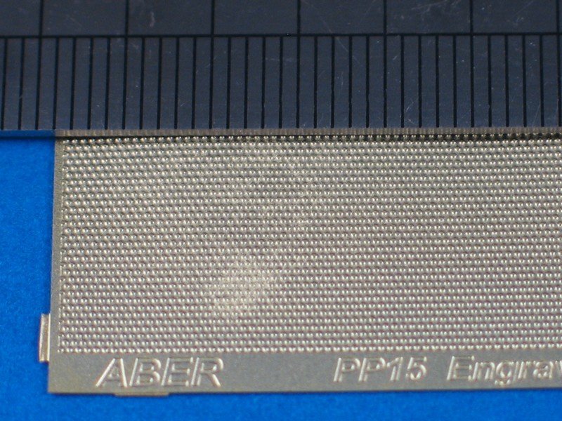 Plaque à graver Aber PP15 (140 x 39 mm) - motif 15