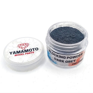 Poudre de flocage gris foncé Yamamoto YMPF003
