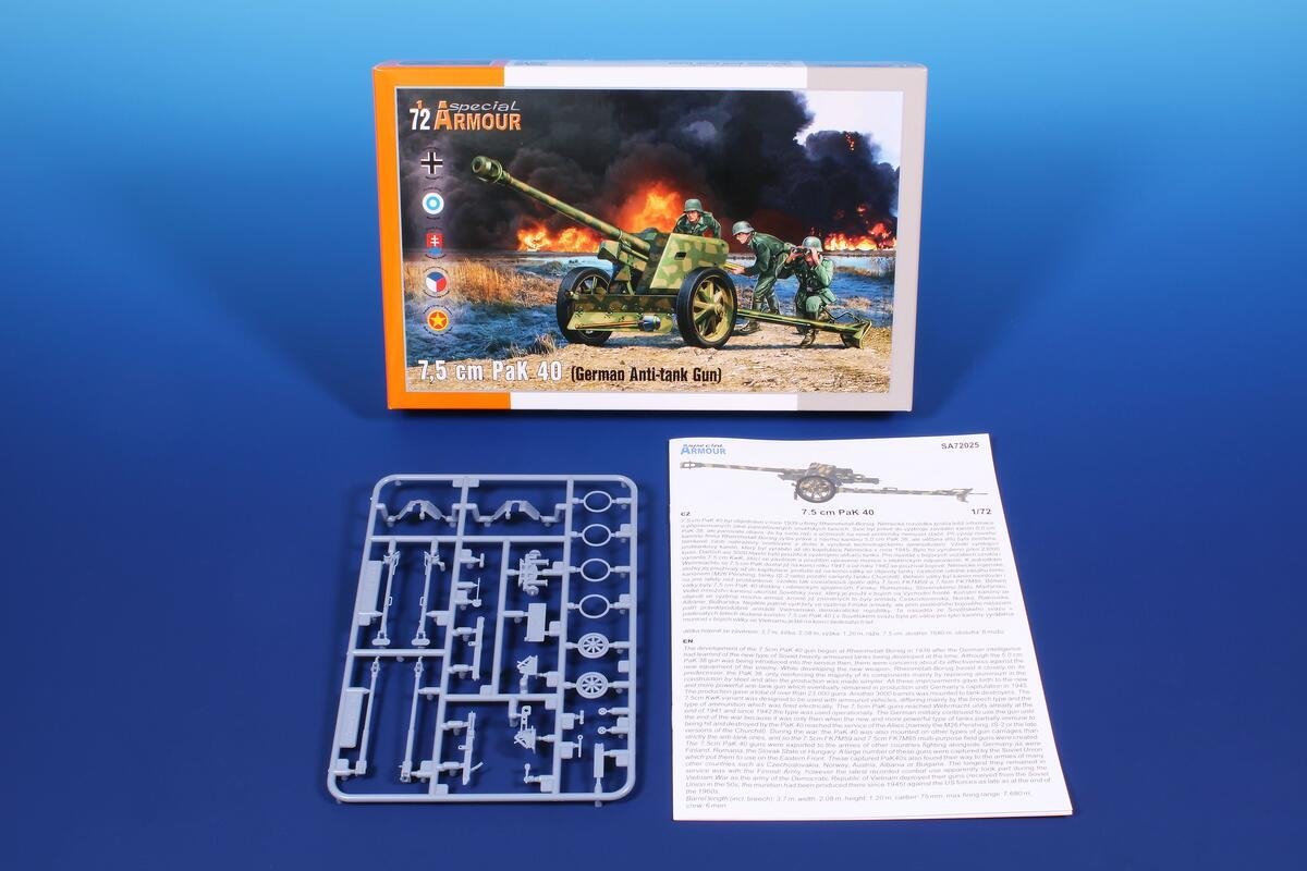 Special Armour 72025 7,5 cm PaK 40 ‘German Anti-tank Gun’ 1/72 – imagen 2