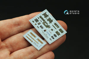 Quinta Studio QD48493 A6M2 Zero Nakajima Production 3D-Printed colored Interior on decal paper (Eduard) 1/48 – image 3