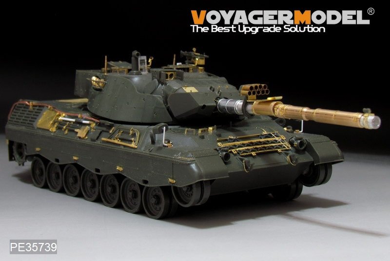 Maquette Voyager PE35739 du char de combat principal allemand Leopard 1A5 version B, incluant le canon (pour MENG TS-015), échelle 1/35 – image 4
