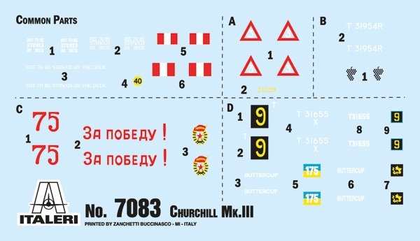 Italeri 7083 Churchill Mk. III 1/72 – imagen 12