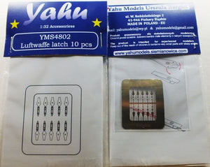Yahu YMS4802 Luftwaffe latch 10 pcs – zapinki 1/48