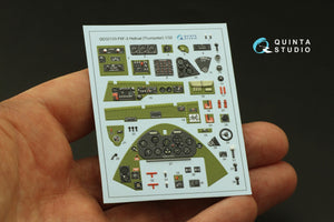 Quinta Studio QD32133 F6F-3 Hellcat 3D-Printed &amp;amp; coloured Interior on decal paper (Trumpeter) 1/32 – Bild 4