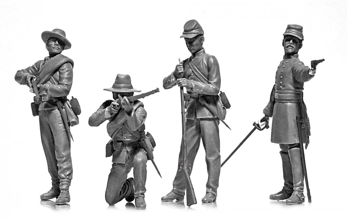 ICM 35021 American Civil War Confederate Infantry 1/35 – immagine 4