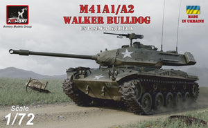 Armory Models 72412 M41A1/A2 Walker Bulldog US post-war Light tank 1/72