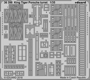 Eduard BIG3594 King Tiger Porsche 1/35 MENG – zdjęcie 3