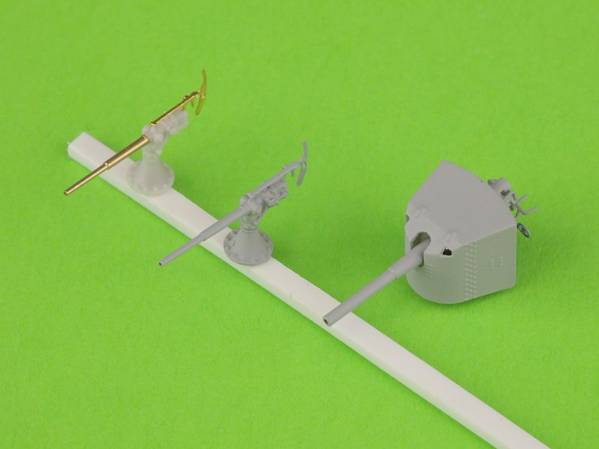 Master SM-350-114 SMS Emden - 5,2 cm SK L/55 guns 1/350 – immagine 6