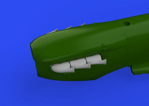 Eduard 648668 Spitfire Mk.V three-stacks exhausts fishtail EDUARD 1/48 – immagine 2