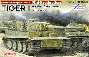 Dragon 6888 Tiger I Mid-Production w/Zimmerit Otto Carius Battle of Malinava Village 1944 1/35 – imagen 2