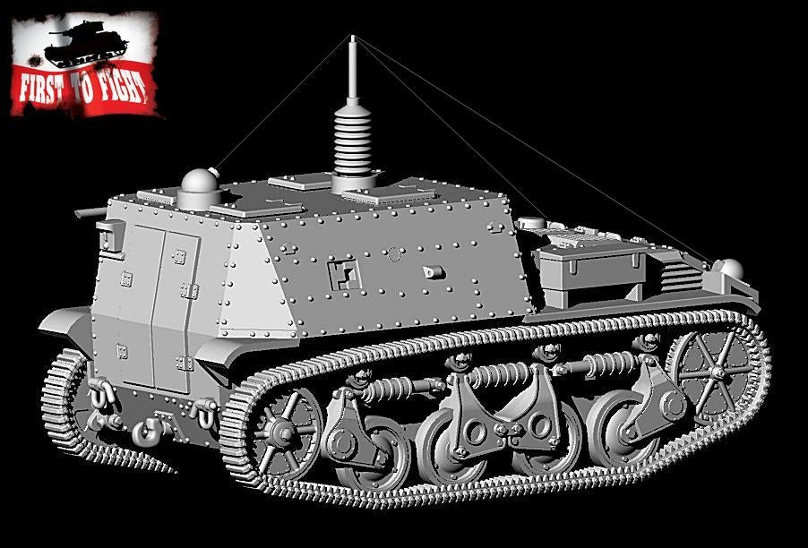 First to Fight PL127 Francuski Czołg Dowodzenia Renault YS 1/72
