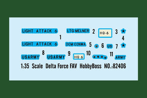 Hobby Boss 82406 Delta Force FAV 1/35 – Bild 5