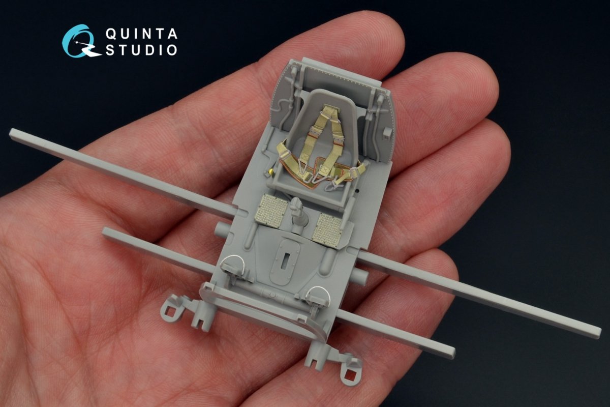 Quinta Studio QD32052 Bf 109E-3 3D-Printed &amp;amp; coloured Interior on decal paper (for Cyber-hobby/Dragon kit) 1/32 – Bild 9