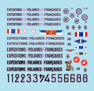 Star Decals 35-C1420 M29C Weasel - EPF Les Expéditions Polaires Françaises. French Polar Expeditions in the 1940-60s 1/35 – image 2