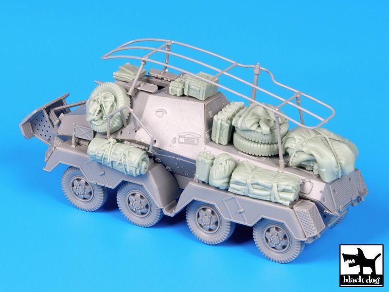 Ensemble d'accessoires Black Dog T72058 Sd Kfz 263 pour Dragon 1/72