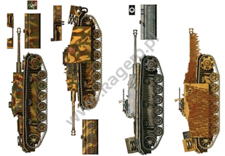 Kagero 7097 Sturmgeschütz III A, B, F, F L43, F/8, G EN/PL – immagine 4