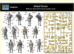 Master Box 3594 Allied Forces WWII era, North Africa desert battles series 1/35 – immagine 2