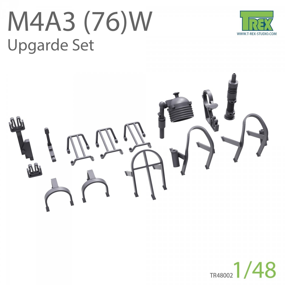 Kit de mise à niveau T-Rex Studio TR48002 M4A3 (76)W 1/48