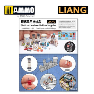 Liang 0410 3D-print Model Civilian Supplies 1/35 – imagen 2