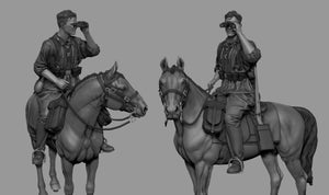 Panzer Art FI35-223 German mounted cavalryman 8-th Waffen-SS Division Florian Geyer 1/35 – imagen 2