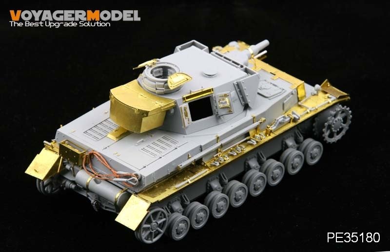 Voyager Model PE35180 WWII Pz.KPfw. IV Ausf F1 &amp;quot;Vorpanzer&amp;quot; for DRAGON 6398 1/35 – image 6