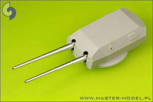 Master SM-200-006 German battleship Bismarck - main gun barrels - 38 cm (15in) SKC/34 (8 pcs) – immagine 2