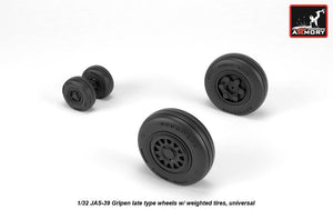 Armory Models AW32503 JAS-39 Gripen wheels w/ weighted tires, late 1/32 – Bild 3