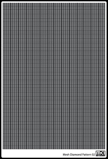 KA Models KA-00004 DIAMOND PATTERN MESH B 0.4mm X 0.7mm – immagine 5