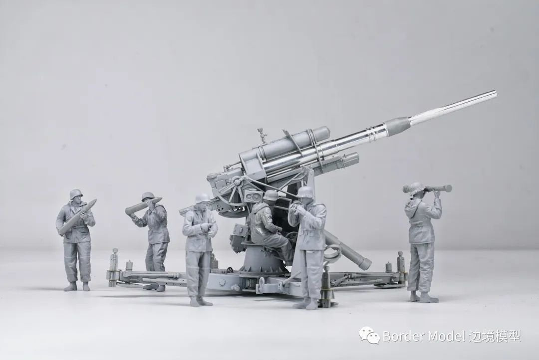 Border Model BT-013 German 88mm Gun Flak36 w/6 anti-aircraft artillery crew members 1/35 – Bild 4