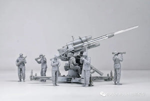 Border Model BT-013 German 88mm Gun Flak36 w/6 anti-aircraft artillery crew members 1/35 – Bild 4